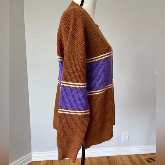 Lumiere size large long sleeve sweater crew neck work cozy modest Autumn  EUC - Picture 3 of 12